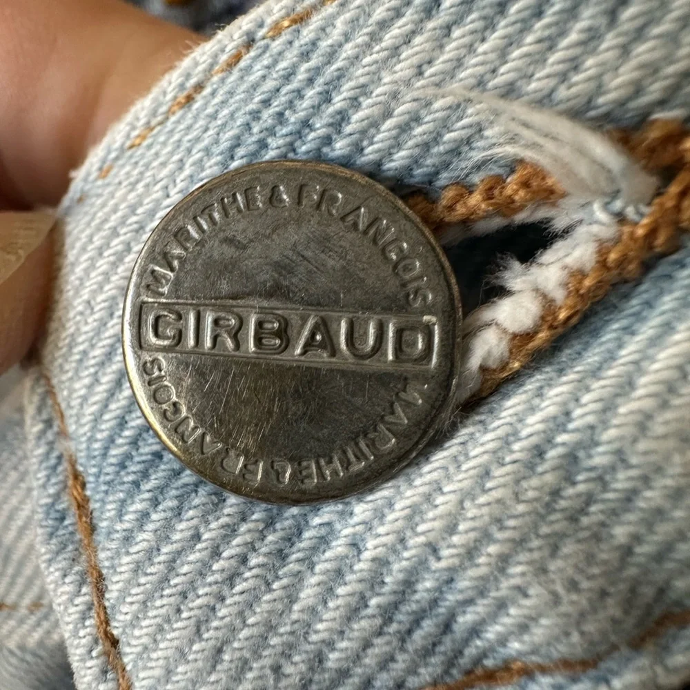 👖 Marithé + François Girbaud Vintage Stone Wash Denim Capri Jeans 9/10 Long